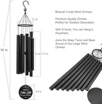 Sympathy Gifts for Loss of Mom, Wind Chime Loss Loved One, Sympathy Wind Chimes Mother/Father, in Loving Memory Wind Chime, Bereavement/Sympathy Gifts for Remembrance - Image 4
