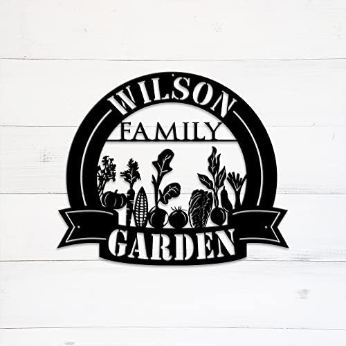 MeMate Outdoor Vegetable Garden Signs, Personalized Metal Signs, Custom Plaques for Mom Dad, Rustic Decor for Sheds - Image 5