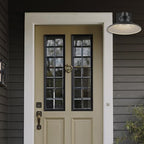 Globe Electric 44686 Harris LED Integrated Outdoor Wall Sconce, Matte Black, 11W, 530 Lumens, 3000 Kelvin - Image 3