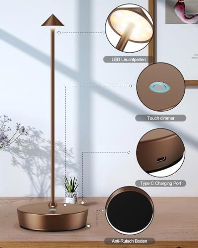 Cordless Table Lamp Rechargeable 6000mAh Battery Outdoor LED Light - Image 6