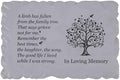 11.8 inches Long Tree of Life Song Polyresin Memorial Garden Stone, Memorial Stones for Loved Ones Outside, Memorial plaques, Sympathy Gifts for Loss of Loved one, Memorial Gifts (Grey Tree) by YoudearMemorials