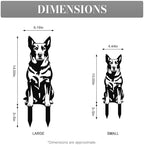 10" Blue Heeler Statue Garden Stake - Image 4