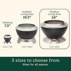 Cuisinart Outdoor Fire Pit, Cleanburn Smokeless System, Wood Burning, 24" - Image 3