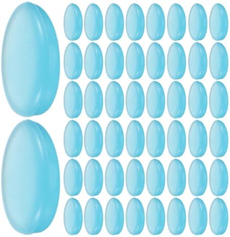 Blue Glow in Dark Pebbles Xmas 300pcs Resin Garden Rocks by Beavorty