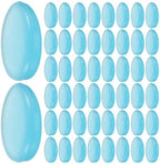 Blue Glow in Dark Pebbles Xmas 300pcs Resin Garden Rocks by Beavorty