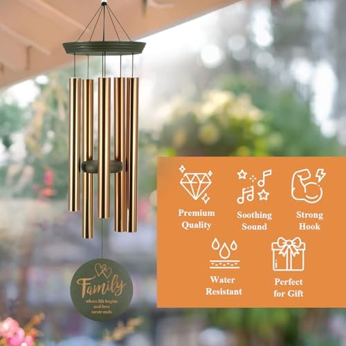 Astarin's Tree of Life Wind Chimes 36in Outdoor Garden Decor - Image 6
