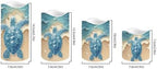 Sea Turtle Candle with Remote Control Electric LED Pillar Candle Timer Color Changing Long Lasting 4 Pcs Battery Candles - Image 2