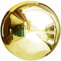 Balsa Circle 22 in Gold Stainless Steel Globe Gazing Reflective Mirror Balls Outdoor Garden Decor Centerpieces Wedding Party Events Reception Home Decorations Modern Ornaments Landscaping Accents by BalsaCircle