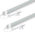 CNSUNWAY LED Shop Light 2FT, 22W 3300LM 6500K, V-Shape T8 LED Tube Lights by CNSUNWAY