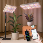 MetryGrow Grow Lights for Indoor Plants, [Smart APP & Expansive 2x2 Ft Coverage] Genuine 48Watt LED Full Spectrum Standing/Hanging Growing Plant Lamps, 8-Level Brightness, 270°Folding, 360°Rotation by Unknown