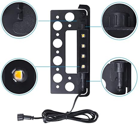 LED Hardscape Lighting,1.5W Outdoor Step Lights,AC/DC 12V Low Voltage IP67 Waterproof Retaining Wall Lights,Stainless Steel Warm White Paver Wall Light in Garden Pathway Step Stairs (8 Pack) - Image 6