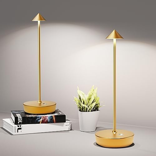 Cordless Table Lamp Rechargeable 6000mAh Battery Outdoor LED Light by SHANGCAI