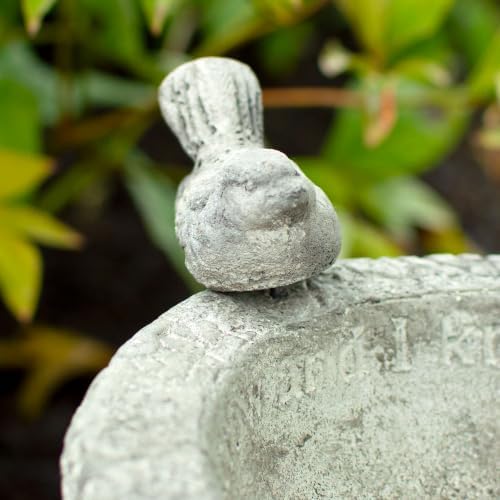 BestNest Athens His Eye is on The Sparrow Bird Bath, Pre Aged - Image 4