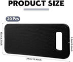 Riakrum 20 Pcs Garden Kneeling Pad Garden Knee Pad Thick Foam Knee Mat Waterproof Cushion for Kneeling Multi Functional and Church Kneeler for Praying, Baby Bath, Yoga, 15.4 x 6.7 Inch (Black) - Image 2