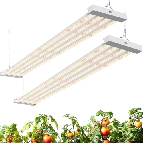 Barrina TX-L84 4FT LED Grow Light, 168W (2 x 84W), 4 Panels Wider Coverage by Barrina