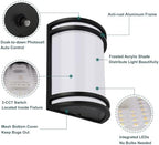 kadision Dusk-to-Dawn LED Wall Sconce, 3000K/4000K/5000K, 2-Pack - Image 5