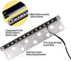 COLOER 4-Pack 13 Inch LED Hardscape Lighting 2.5W 240LM 2700K Soft White - Image 3