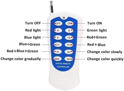 Submersible LED Fountain Light - Underwater Pool Lamp, IP68 Waterproof Ring Middle Hole Pond Lighting, 12/24V RGB Landscape Lamp, with Remote Control(24W(12V)) - Image 3
