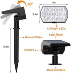 Solar Spot Lights Outdoor Waterproof Color Changing, 10 Pack, 13 LED RGB - Image 4