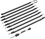 Maygrove Grow Lights for Indoor Plants, Sunlike Full Spectrum 5000K 2FT LED Growing Lamp 120W (8 x 15W), T5 Grow Light Strip for Seed Starting, Vegetables, Linkable, Black, 8-Pack by MAYGROVE