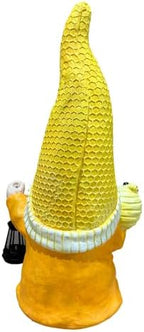 Magnesium Oxide Tree Spirit Old Man Statue with Bee Decor Garden Sculpture Ornament - Image 3