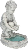 Tommy at The Turtle Pond Little Boy Statue by DesignToscano