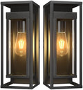 15" Outdoor Wall Lights 2 Pack Large Exterior Lighting Fixtures by SIAFAVOI