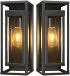 15" Outdoor Wall Lights 2 Pack Large Exterior Lighting Fixtures by SIAFAVOI