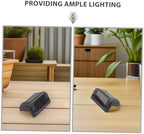 Cabilock 12pcs Solar Fence LED Step Lights for Patio, Xmas Outdoor - Image 3