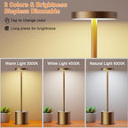 LED Cordless Table Lamp Rechargeable,Battery Powered Outdoor Lights - Image 2