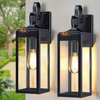 18'' Large Motion Sensor Outdoor Lights, Dusk to Dawn Porch Light by MYHXQ