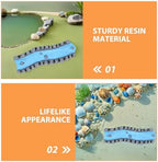 Miniature Resin River 4pcs Realistic Stream Water Feature Xmas - Image 3