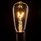 Vintage Edison Outdoor String Lights (ST40 Clear - Black Wire, 25 ft) - Image 5