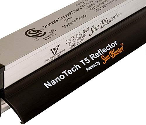 SunBlaster SL0900304 54 Watt 6400K 4' 120V Hydroponic Grow Light Lamp Ballast Fixture with NanoTech T5HO Reflector for Indoor Home Gardens, 2 Pack - Image 6
