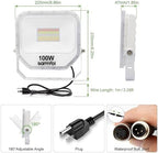 Smart RGB Color Change Led Flood Light, Heavy Duty Aluminum IP65 Waterproof, 180° Adjustable 16 Million Colors Dimmable for Outdoor Landscape & Indoor Stage, Support Alexa and Remote (100, Watts) - Image 5