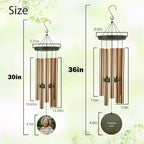 Personalized Memorial Wind Chimes 36inch Custom Sympathy Gifts - Image 6