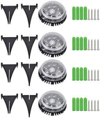 Fafeicy 4Pcs Solar Ground Lights Outdoor Solar Color Gradient Pathway Lights 8 LEDs Disk Solar Deck Lights Landscape Lights for Outdoors by Fafeicy