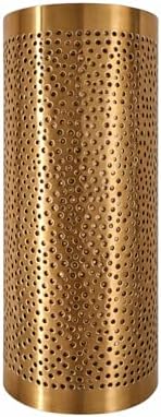 Moroccan Brass Wall Lamp Sconce Home Decor, Handmade Lighting Copper Metal Lights Turkish Lamp, Ramadan Candle Lantern, Candle Holder, Indoor Outdoor, Patio, Porch, Shelf, Garden (Galaxy) by Handmade