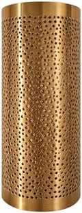 Moroccan Brass Wall Lamp Sconce Home Decor, Handmade Lighting Copper Metal Lights Turkish Lamp, Ramadan Candle Lantern, Candle Holder, Indoor Outdoor, Patio, Porch, Shelf, Garden (Galaxy) by Handmade