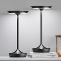 LED Rechargeable Cordless Outdoor 6000mAh Battery Table Lamp 2-Pack Black by SHANGCAI
