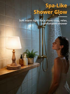 Yochoice IP65 Waterproof Shower Lamp, Rechargeable Cordless Bathroom Lamp - Image 3