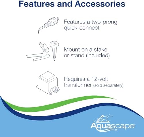 Aquascape LED Pond Garden Landscape Spotlight 6 Watt | Submersible | 12 Volt | 5 Year Limited Warranty - Image 5
