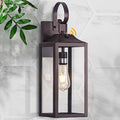 19" Large Dusk to Dawn Outdoor Wall Light for House Bronze by Yolsunes