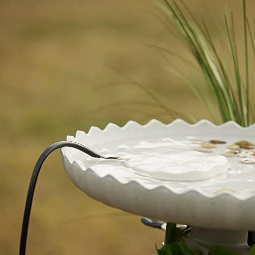 Farm Innovators HR-75 Outdoor Premium Cast Aluminum Decorative Heated Rock Automatic Bird Bath De-Icer for Harsh Winters, 75 Watts, Beige - Image 6