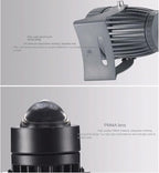 2pcs Led Spot Lights - Spotlight Led Beam Light, 5W Outdoor Wall Lamp Landscape Lighting, IP65 Waterproof LED Spotlight Narrow Beam Spotlight, for Garden, Courtyard(Warm White,5w(85-245v)) - Image 4