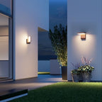 Modern Outdoor LED Wall Light 350° Rotatable, Bronze, 1 Pack - Image 2