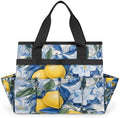 Lemon Garden Tool Bag Organizer Heavy Duty Fruit Flower Gardening Tote Bag with 10 Pockets for Women Men Gardening Gifts by Home