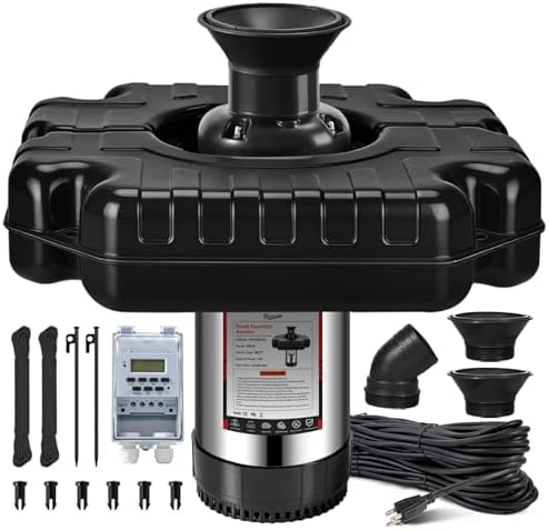 Pond Fountain Aerator，1HP 110V 750W Fountain Pump by Burnvale