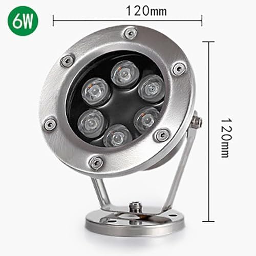 RGB Underwater Pond Lights - Submersible LED Fountain Light, AC 24V Low Voltage Pool Lighting Lights, IP68 Waterproof Underwater Spotlight(Blue,9w) - Image 2