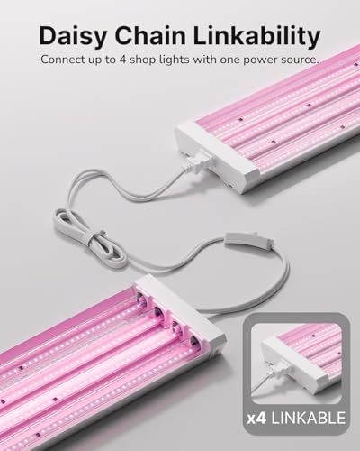 Sunco 6 Pack 4FT Full Spectrum LED Grow Lights, 80W, Super Bright - Image 6